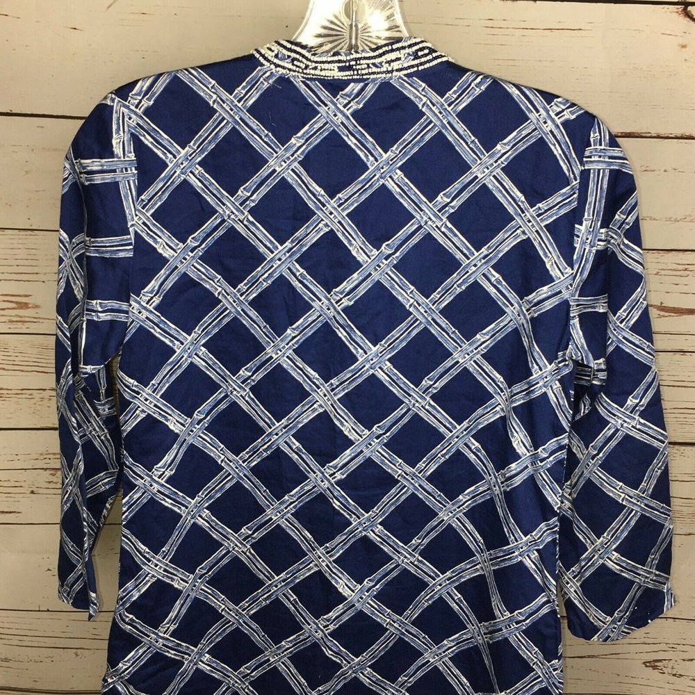 346 Brooks Brothers Beaded Neckline Blouse XXS - Picture 6 of 10